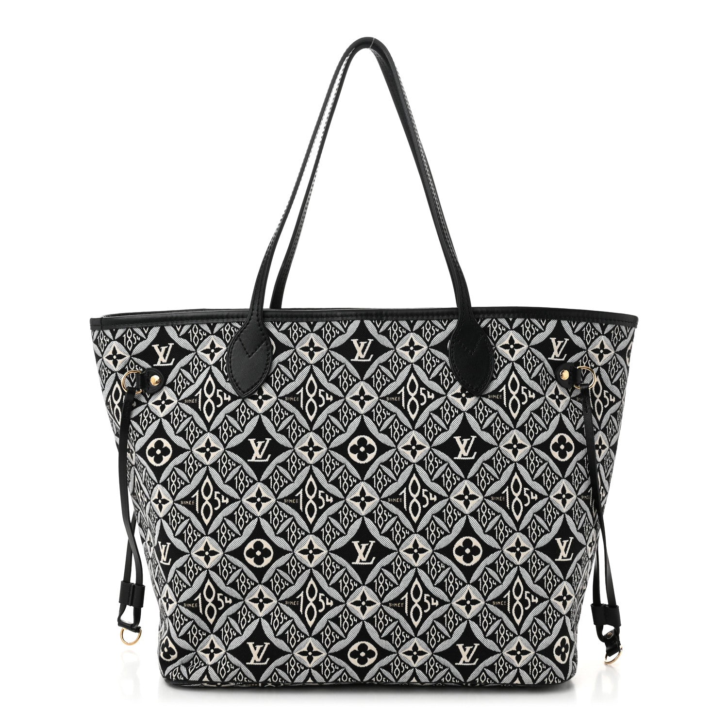 Louis Vuitton Jacquard Since 1854 Neverfull MM Grey 1 of 10