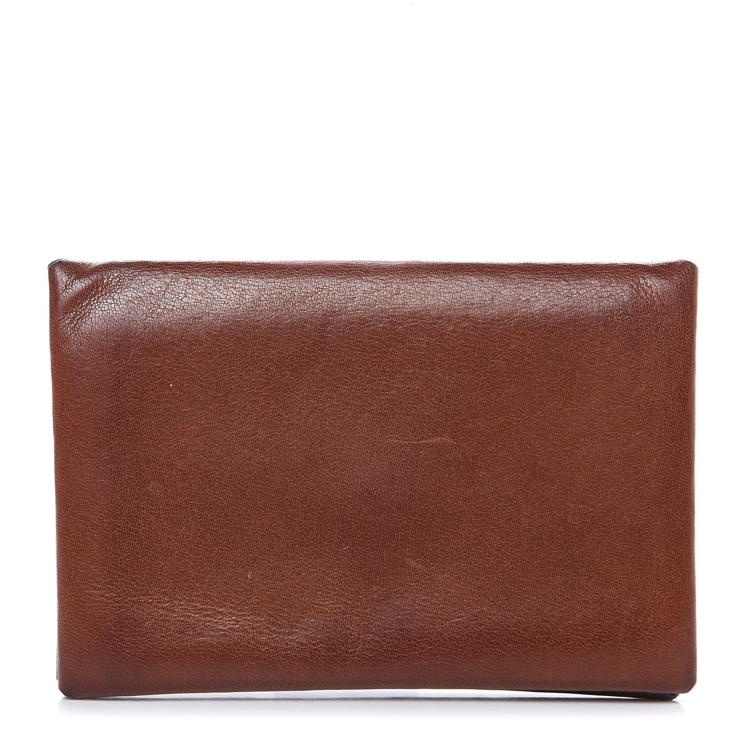 Hermes Barenia Calvi Card Case Fauve Blue Saphir 1 of 11