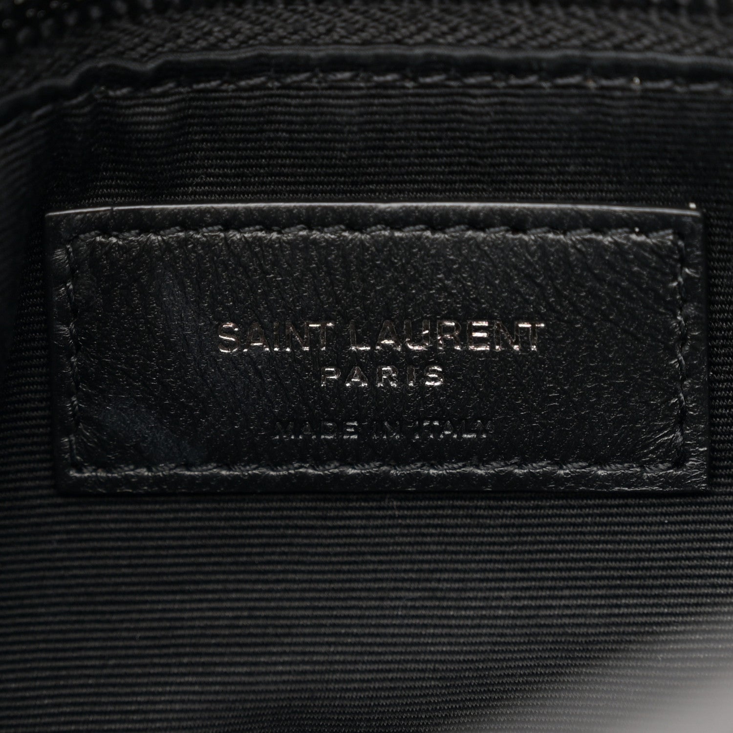 Saint Laurent Lambskin Quilted Toy Loulou Puffer Monogram Monochrome Chain Satchel Black 6 of 10