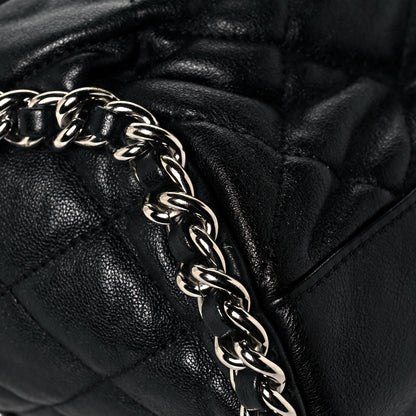 Chanel Washed Lambskin Chain Around Hobo Black 9 of 13