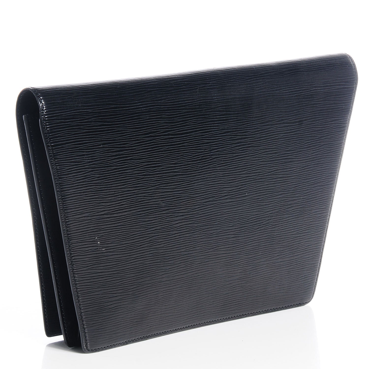 Louis Vuitton Epi Pochette Trapeze Clutch Black 3 of 8