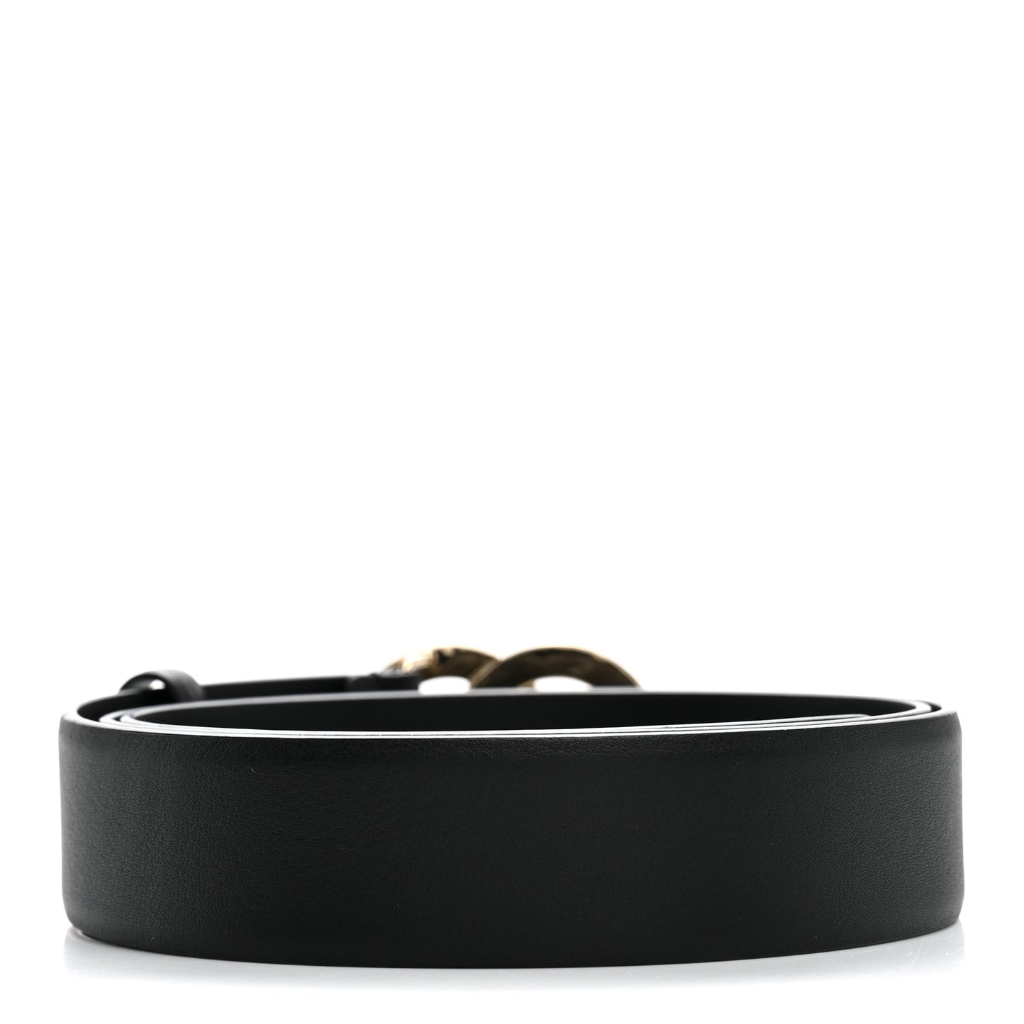 Calfskin Crystal CC Belt 90 36 Black