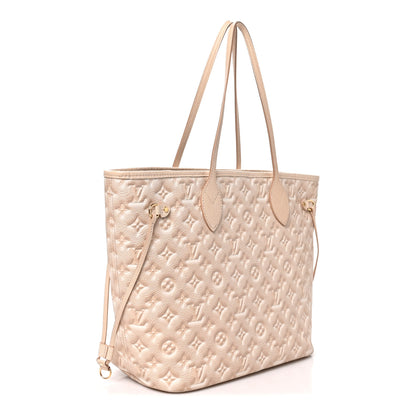 Louis Vuitton Empreinte Monogram Summer Stardust Neverfull MM Beige Clair 2 of 9
