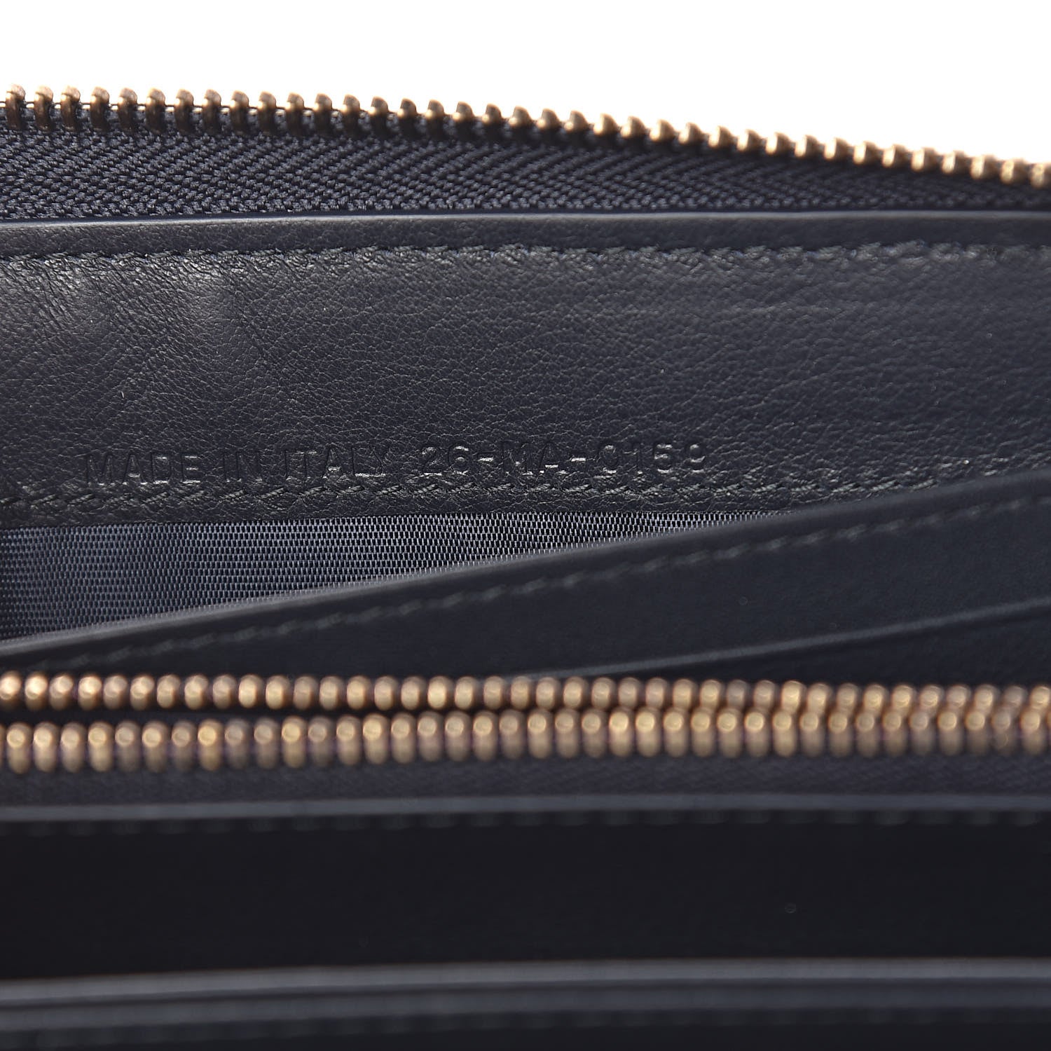 Christian Dior Oblique Zip Around Wallet Blue 7 of 8