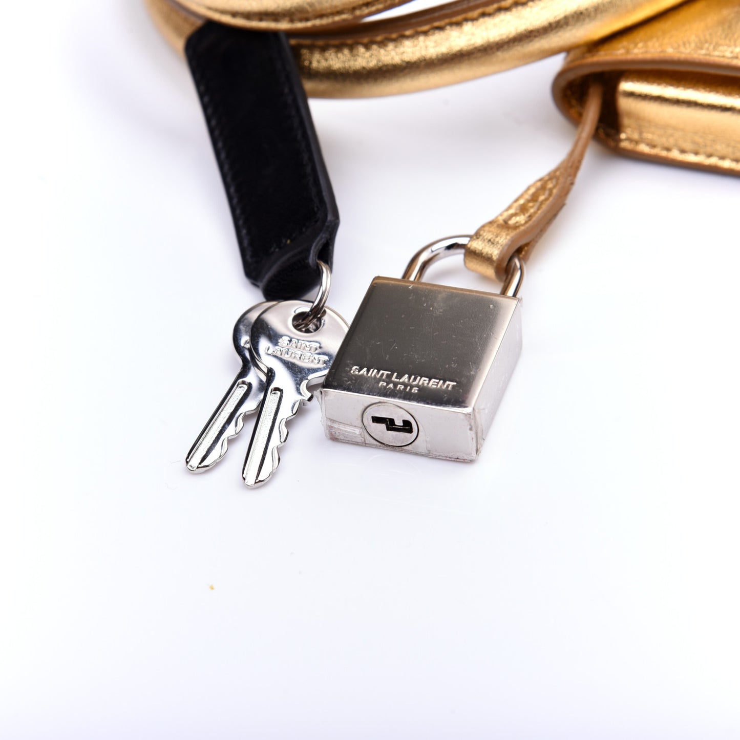 Metallic Calfskin Baby Sac De Jour Ciad