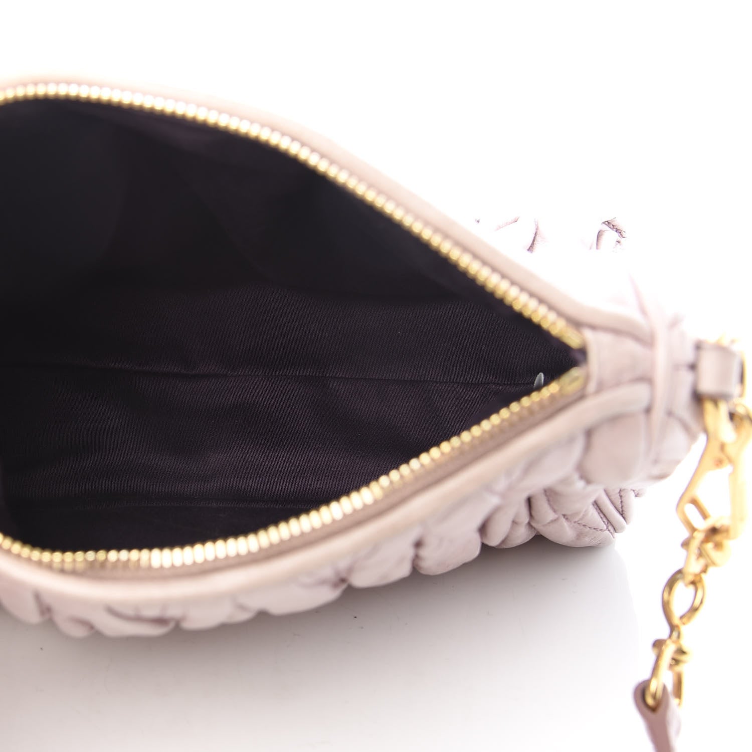 Miu Miu Vitello Lux Matelasse Shoulder Bag Mughetto 5 of 13