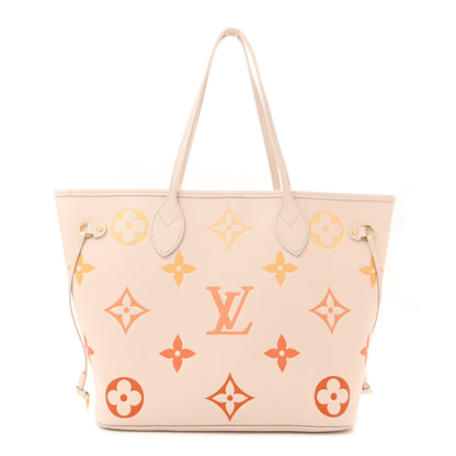 Louis Vuitton Empreinte Monogram Giant Neverfull MM Degrade Neutral 1 of 10