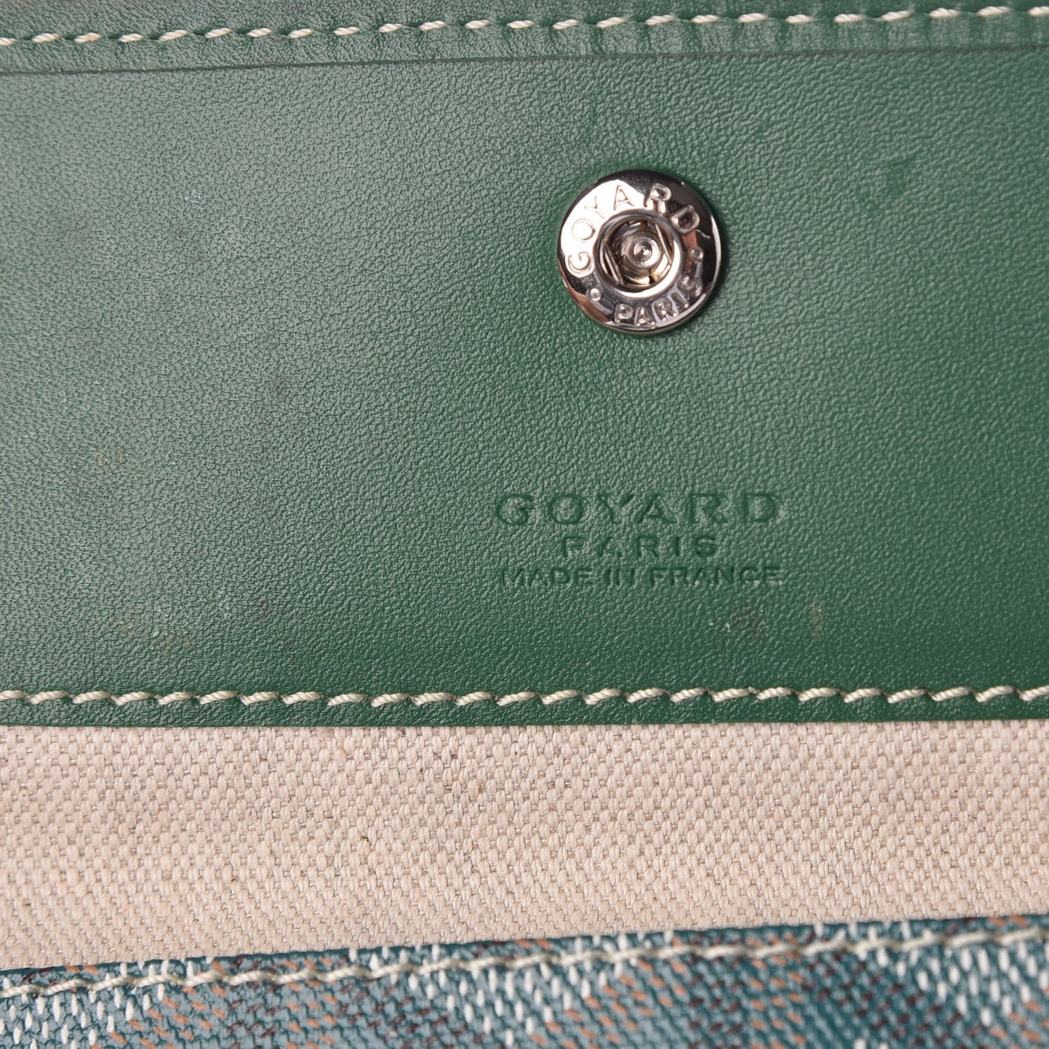 Goyard Goyardine Saint Louis PM Green 7 of 9