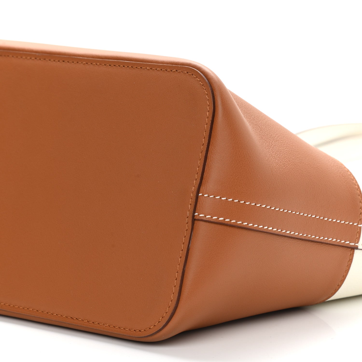 Hermes Evercolor Swift Transat Sailor Bag Gold White Jaune De Naples 10 of 12