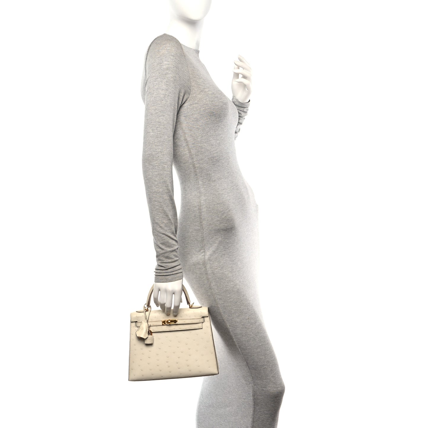 Ostrich Kelly Sellier 25 Beton