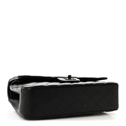 Chanel Lambskin Quilted Medium Double Flap So Black 4 of 11