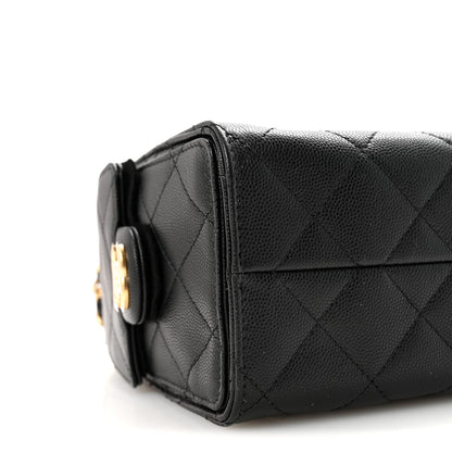 Chanel Caviar Quilted Mini Chanel 25 Handbag Black 9 of 11