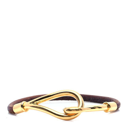 Hermes Natural Bridle Jumbo Hook Bracelet Bouton 4 of 5