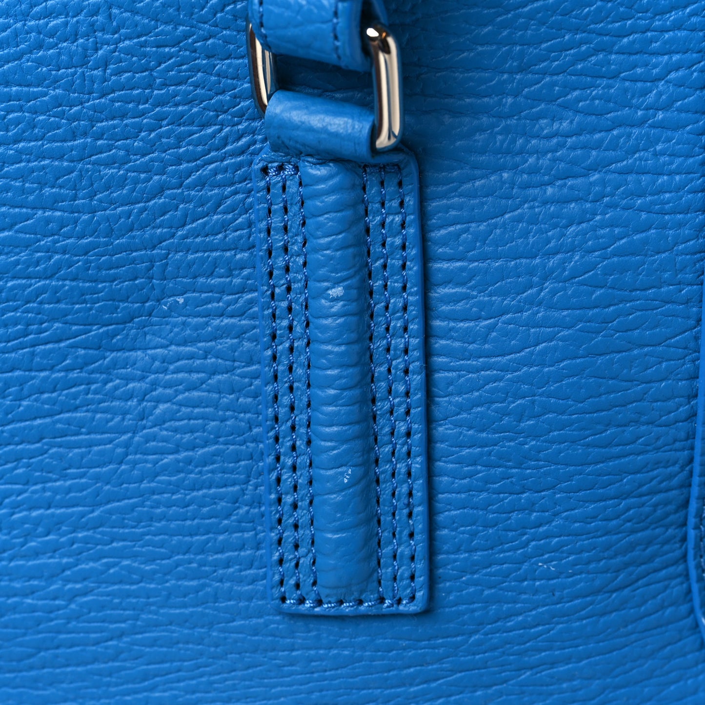 Textured Calfskin Large Pashli Satchel Cobalt