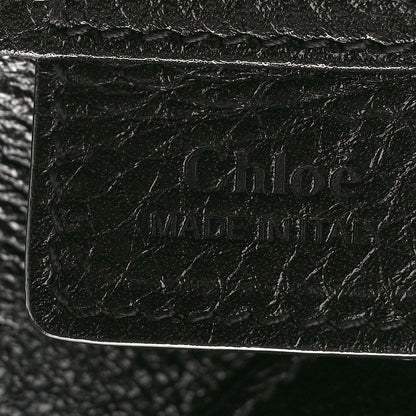 Chloe Grained Calfskin Small Spin Tote Black 6 of 10