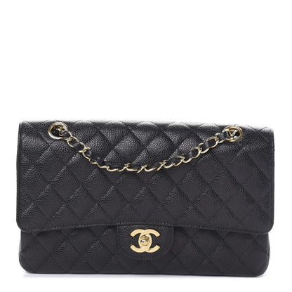 Chanel Caviar Quilted Medium Double Flap Black 1 of 11