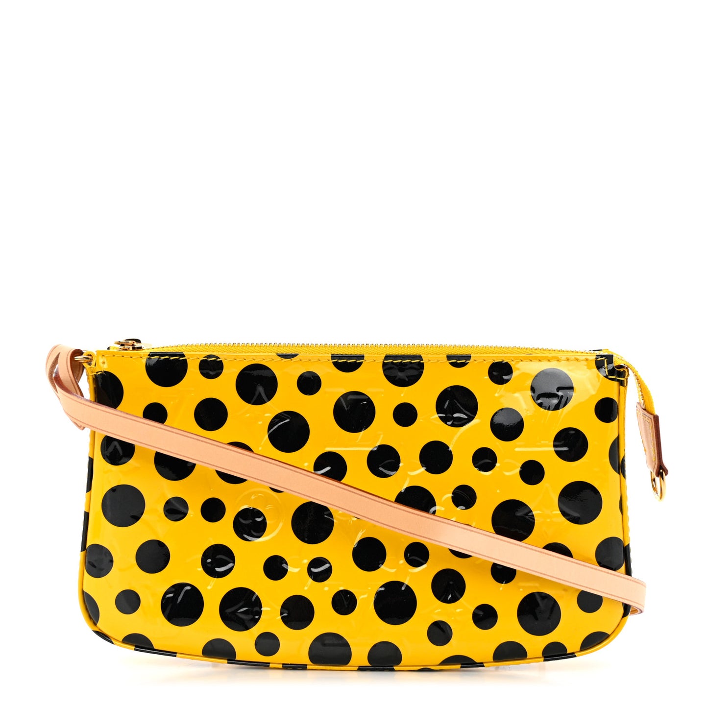 Vernis Kusama Infinity Dots Pochette Accessories Yellow