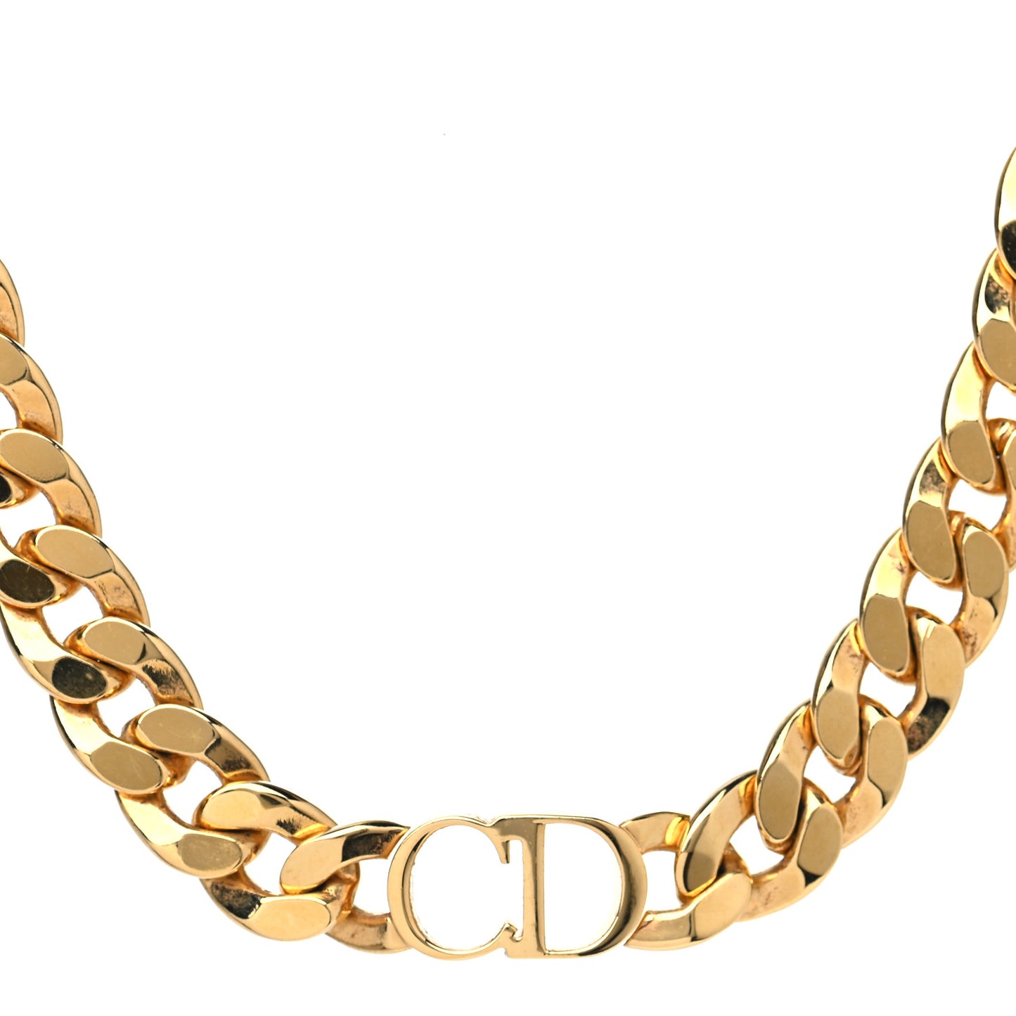 Metal Danseuse Etoile Chain Choker Necklace Gold