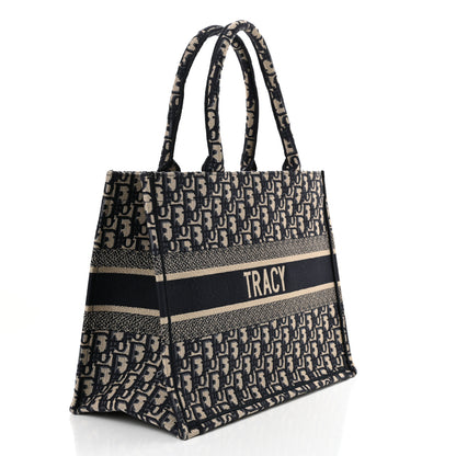 Christian Dior Oblique Medium Book Tote Blue Multicolor 3 of 14