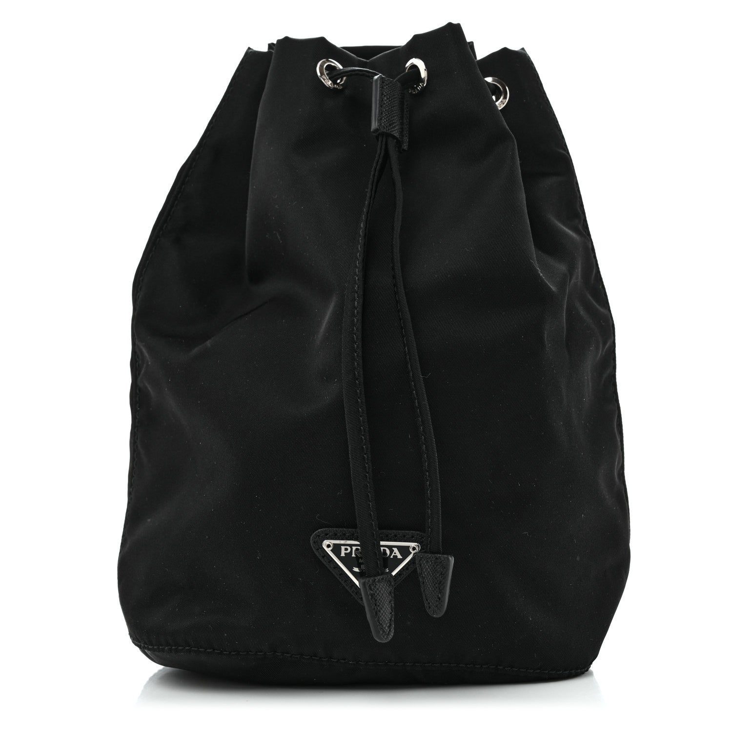 Prada Nylon Vela Drawstring Pouch Black 1 of 9
