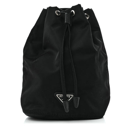 Prada Nylon Vela Drawstring Pouch Black 1 of 9
