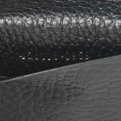 Gucci Dollar Calfskin GG Supreme Monogram GG Marmont 6 Key Holder Case Black Beige Ebony 8 of 9