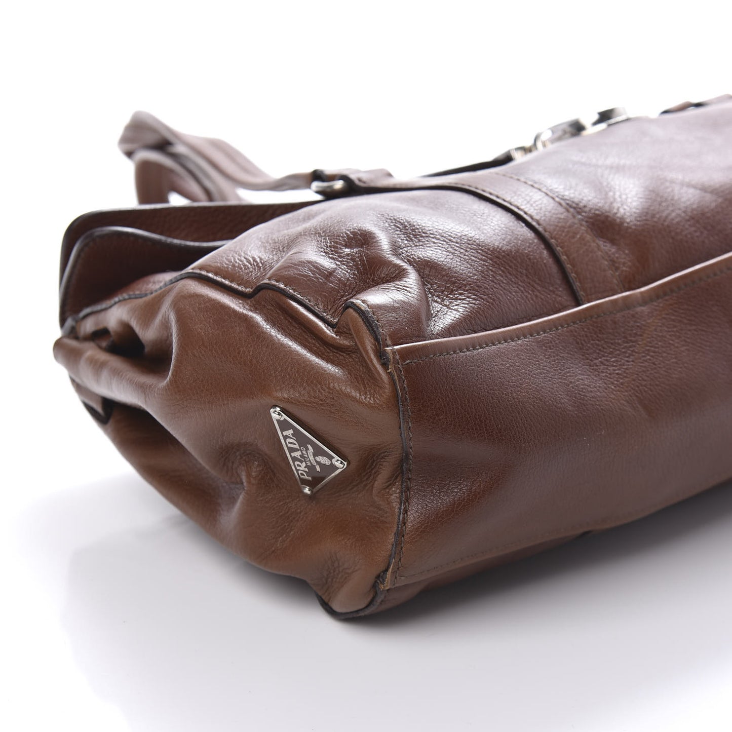 Cervo Antik Easy Foldover Pushlock Satchel Bruciato