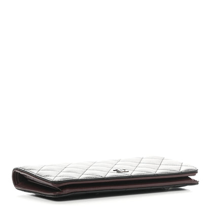 Chanel Lambskin Quilted Yen Wallet Black 4 of 9