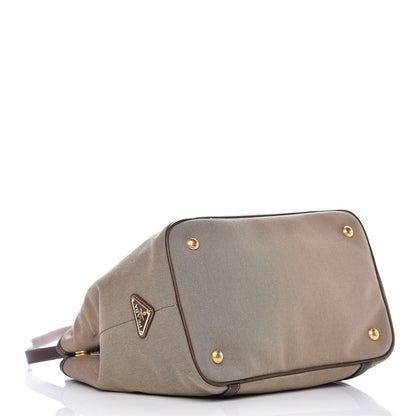 Prada Jacquard Logo Tote Corda Bruciato 4 of 9