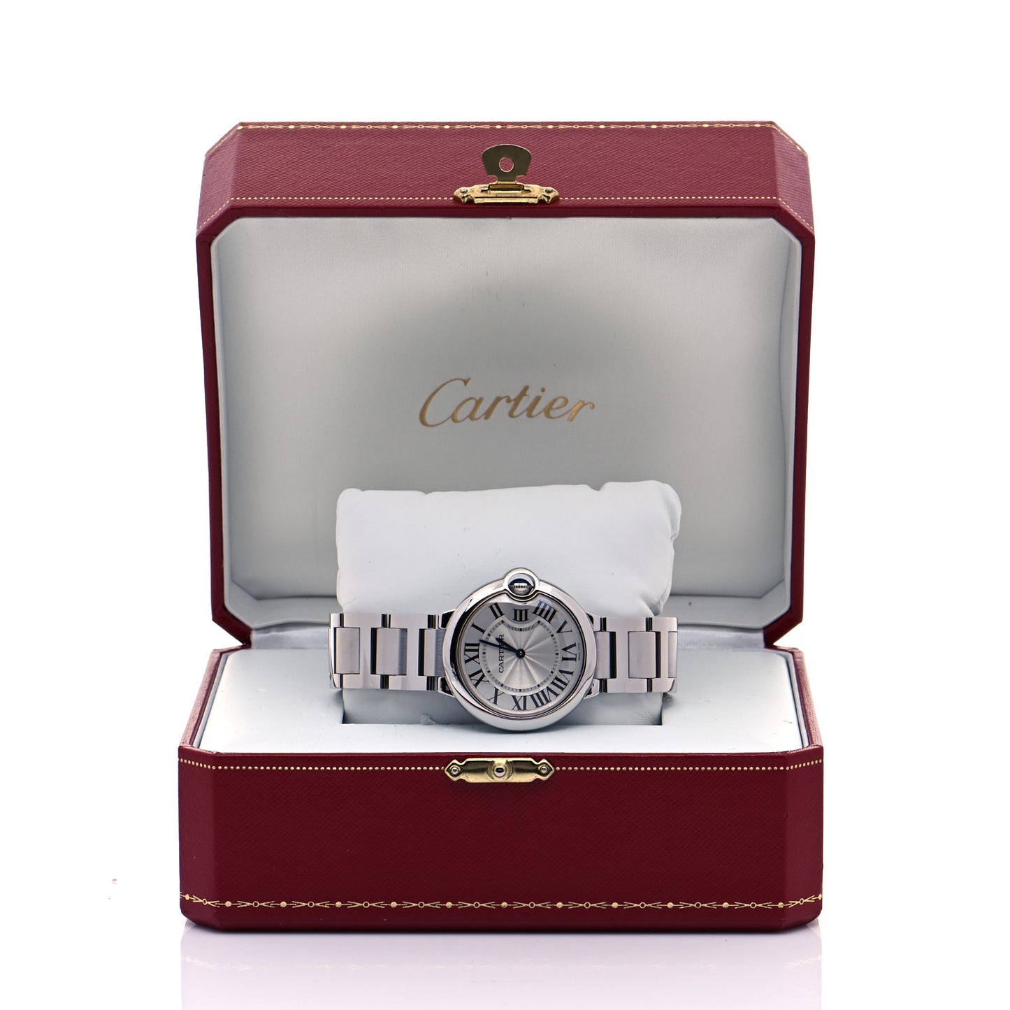 Stainless Steel 33mm Ballon Bleu De Cartier Quartz Watch