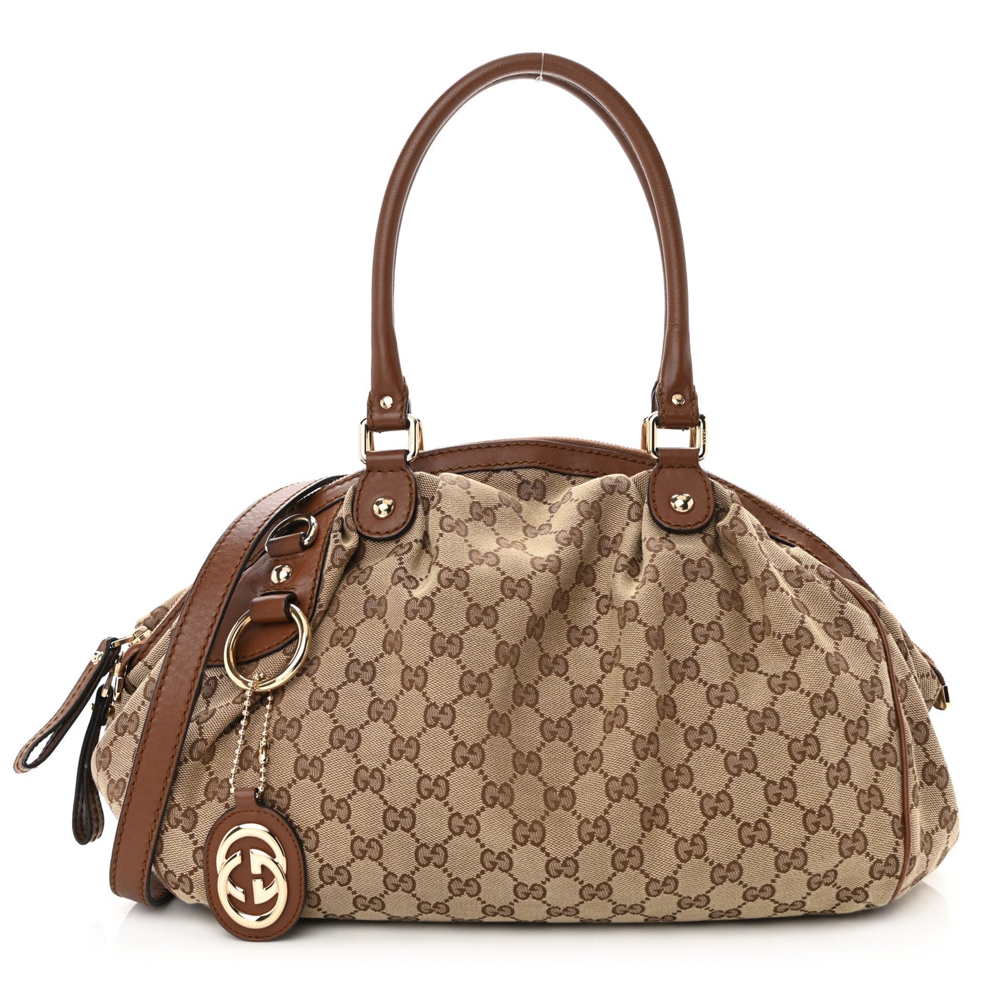 Monogram Medium Sukey Boston Brown