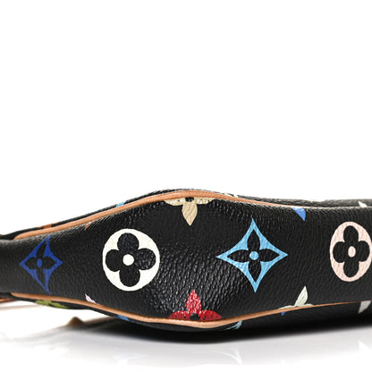 Louis Vuitton Monogram Multicolor Pochette Accessories Black 8 of 11