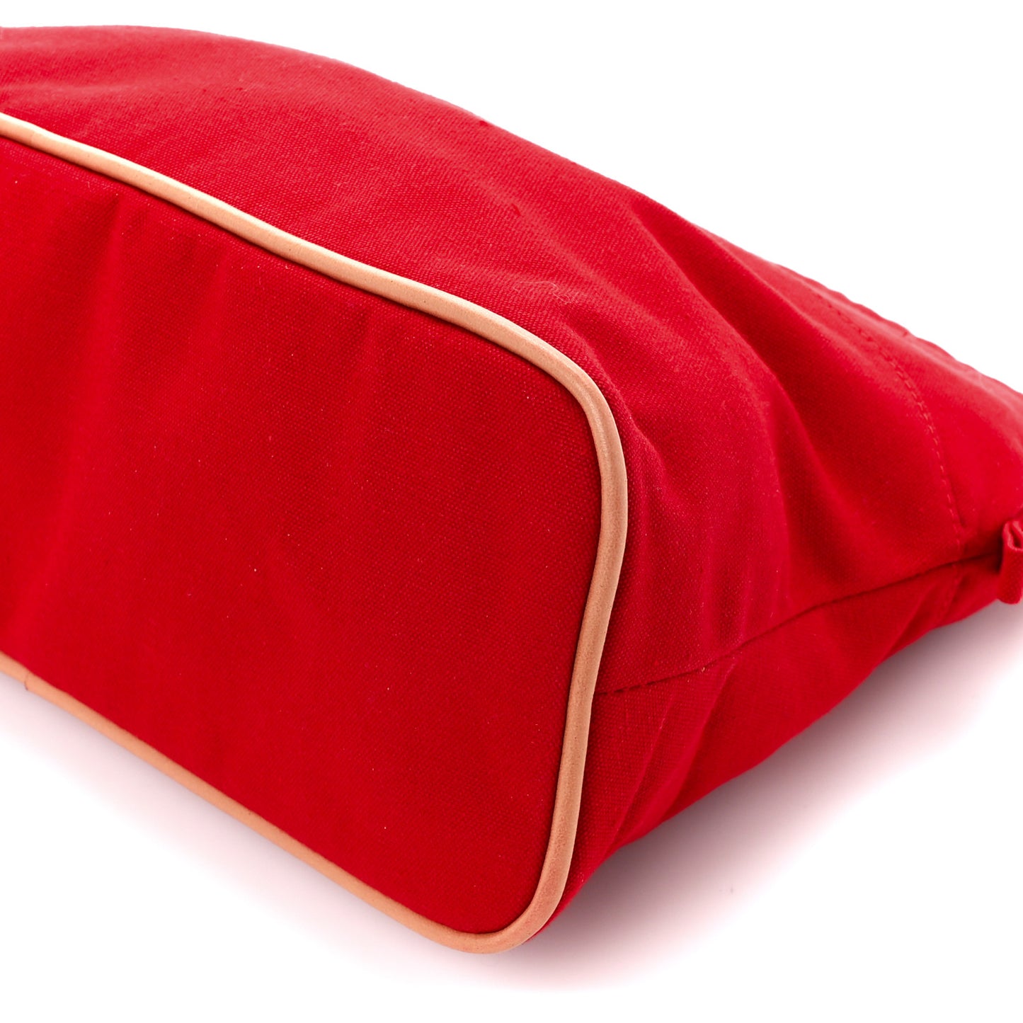 Cotton Bolide Travel Cosmetic Pouch Rouge