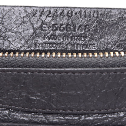 Balenciaga Agneau Giant 12 Gold Hardware M Porte-Monnaie Coin Purse Gris Fossile 7 of 7