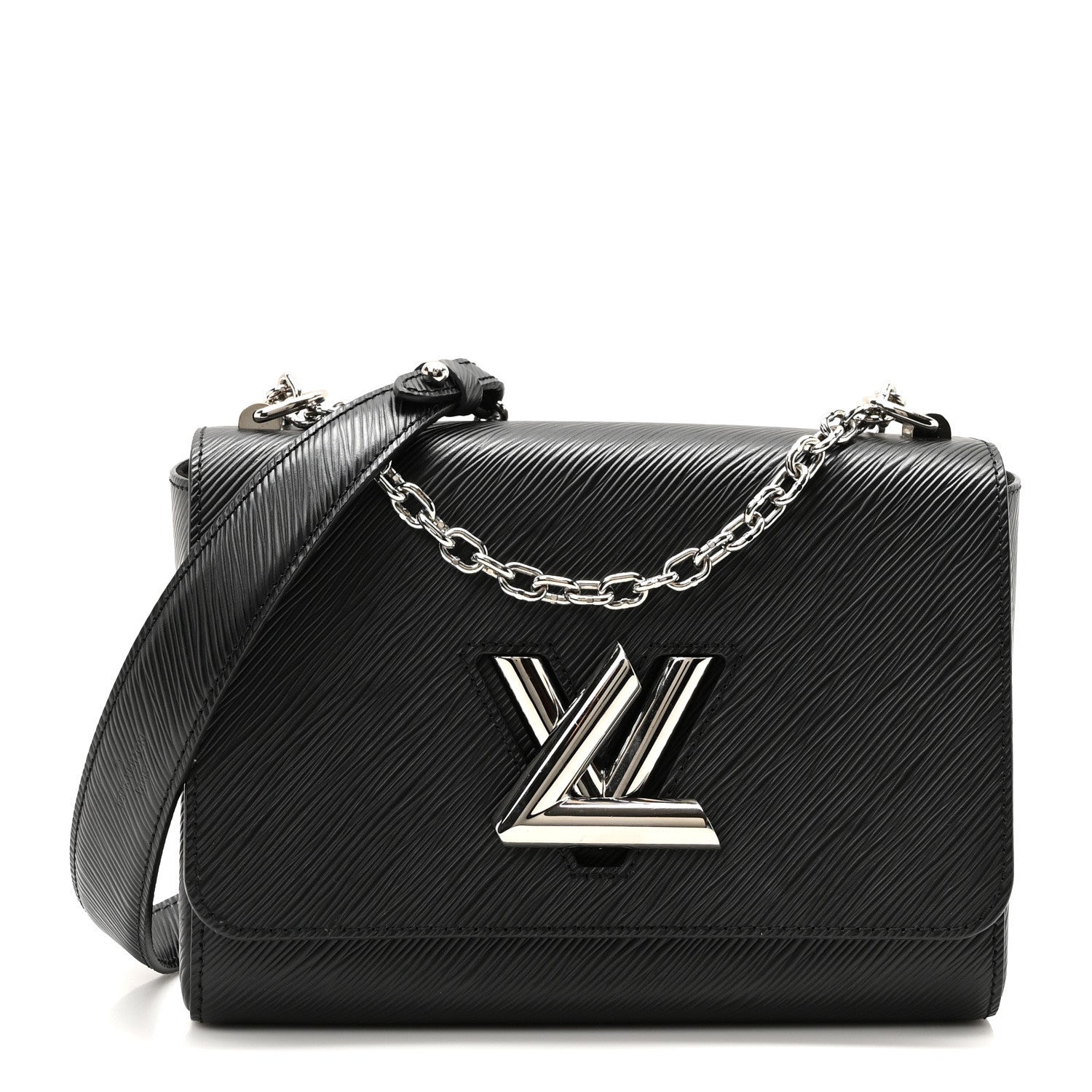 Louis Vuitton Epi Twist Shoulder Bag MM Black 1 of 10