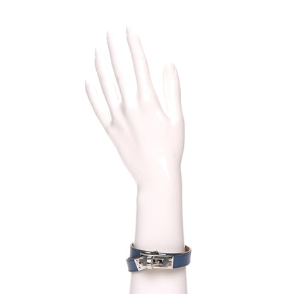 Hermes Swift Kelly Double Tour Bracelet S Bleu Agate 2 of 5