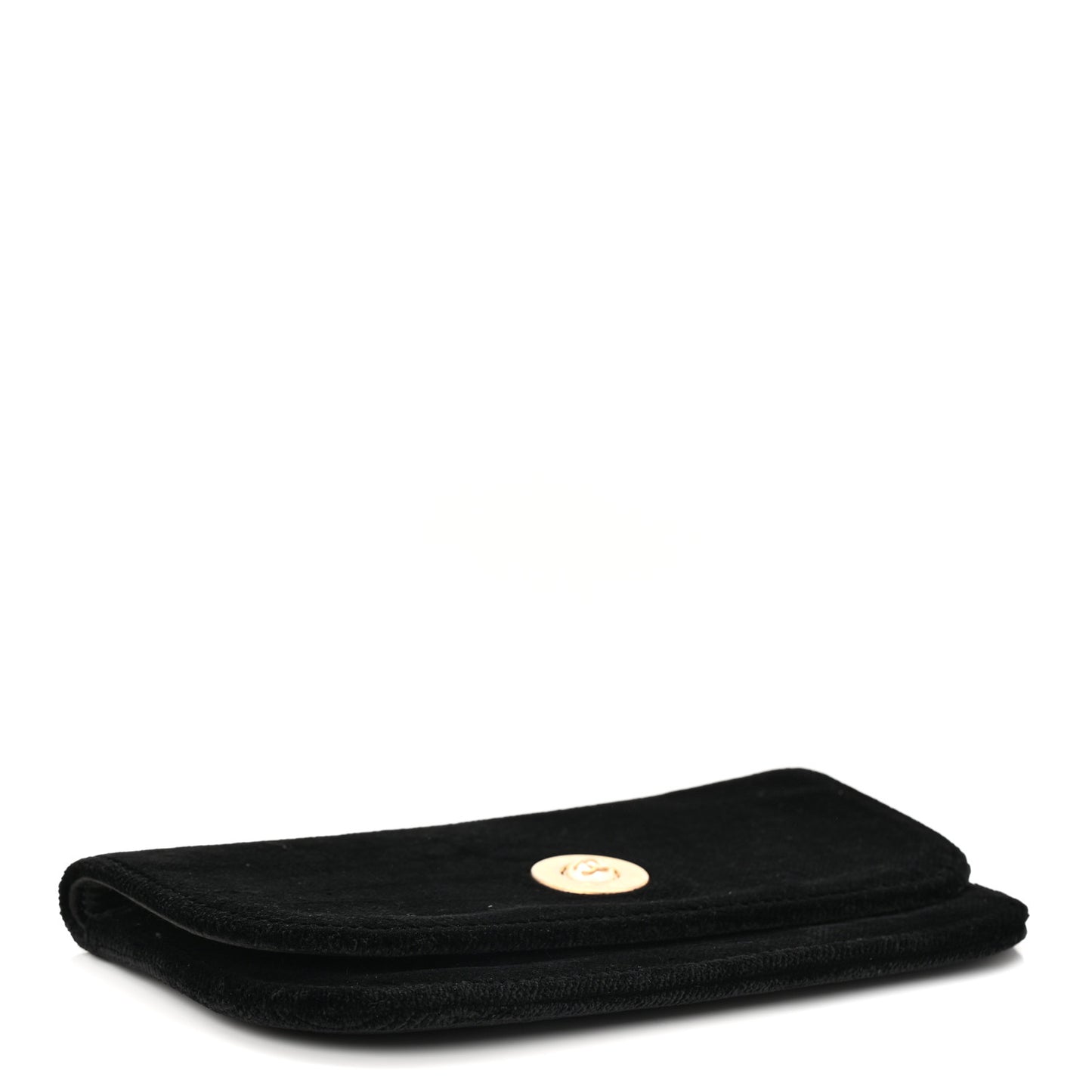 Velvet Flap Pouch Black