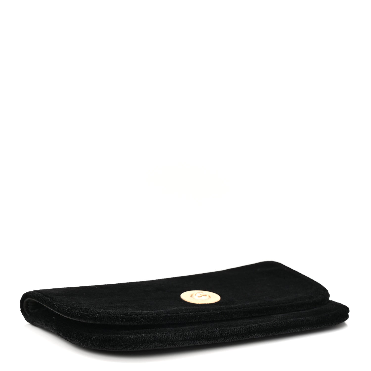 Chanel Velvet Flap Pouch Black 4 of 6