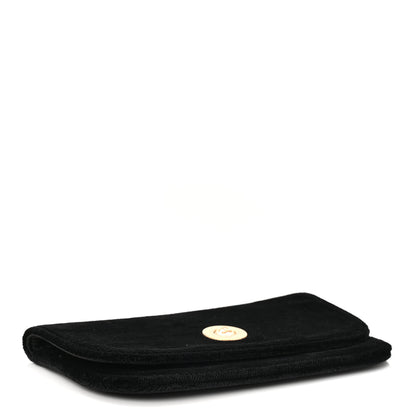 Chanel Velvet Flap Pouch Black 4 of 6