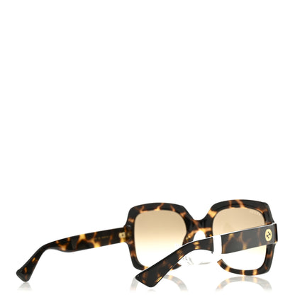 Gucci Acetate Square Frame Sunglasses GG1337S Havana 4 of 8