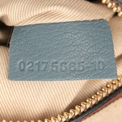 Chloe Grained Lambskin Calfskin Small Lexa Shoulder Bag Cloudy Blue 7 of 14