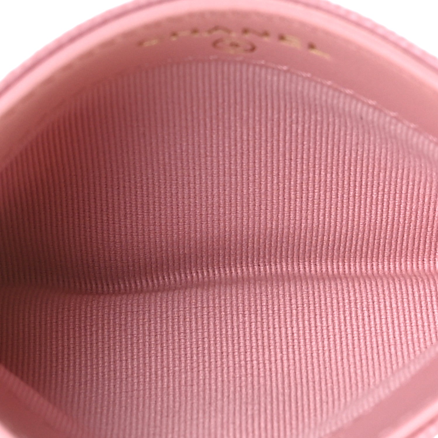 Chanel Caviar Quilted Card Holder Pink 7 of 10
