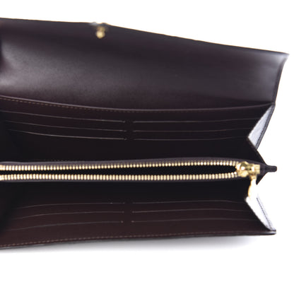 Louis Vuitton Vernis Sarah Wallet NM Amarante 5 of 8