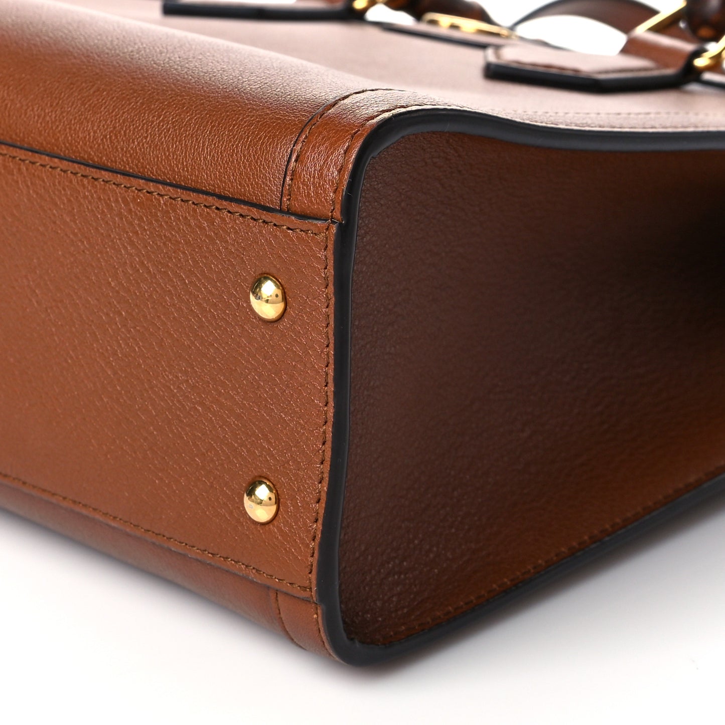 Wonka Grain Calfskin Small Diana Tote Bag Cuir