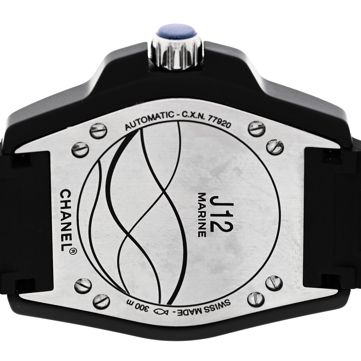 Stainless Steel Ceramic Rubber 41mm J12 Marine Automatic Watch Black
