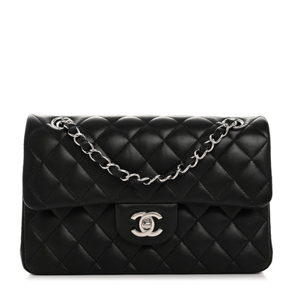 Chanel Lambskin Quilted Small Double Flap Black 1 of 10