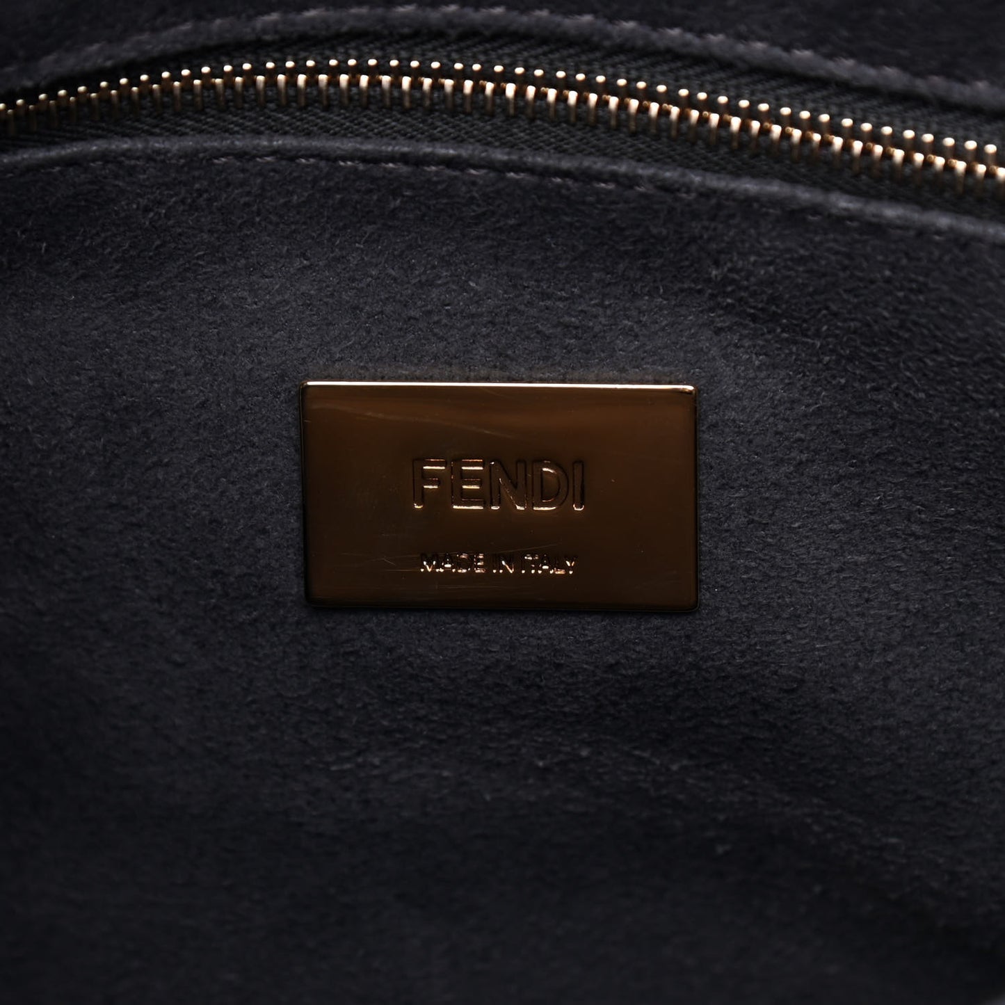 Nappa FF 1974 Embossed Small FF Tote Black