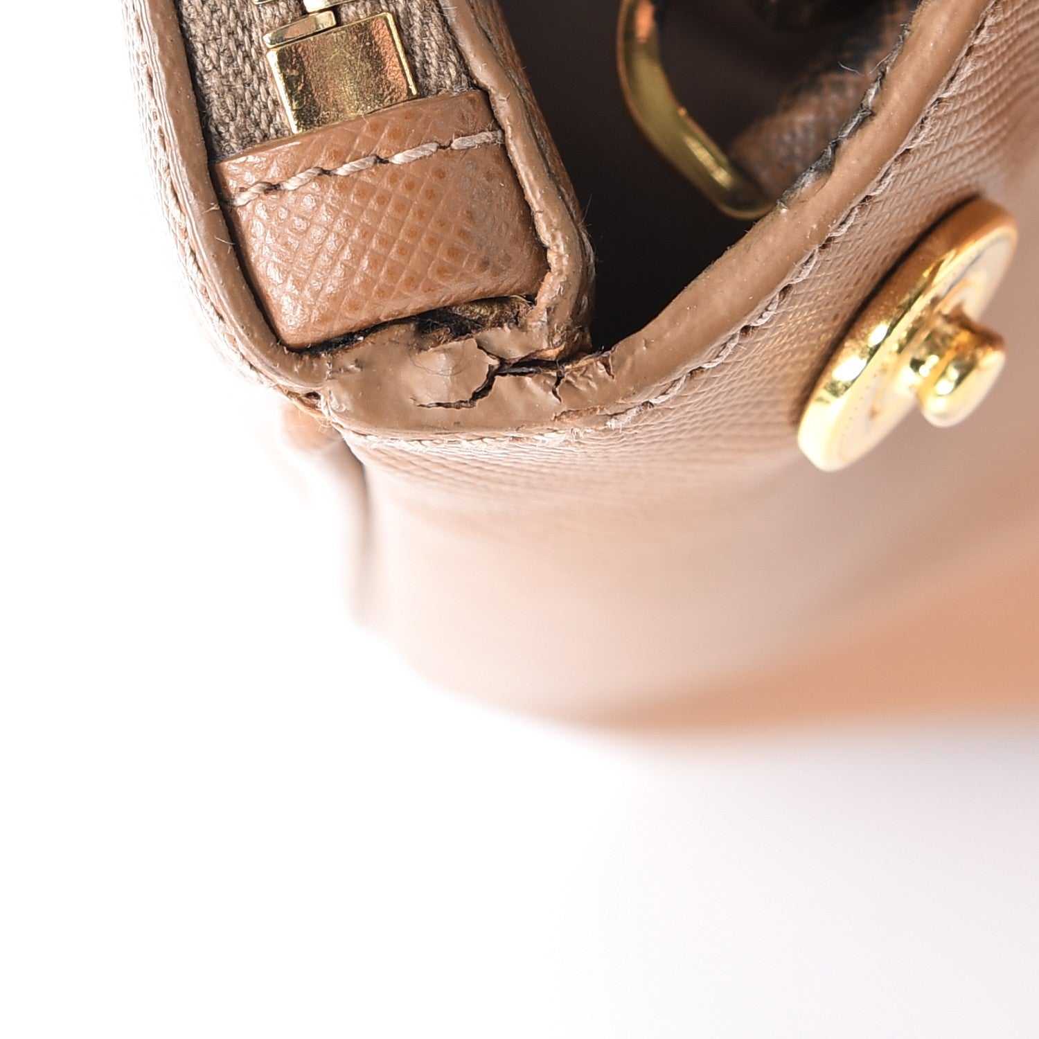 Prada Saffiano Medium Galleria Double Zip Tote Caramel 11 of 22