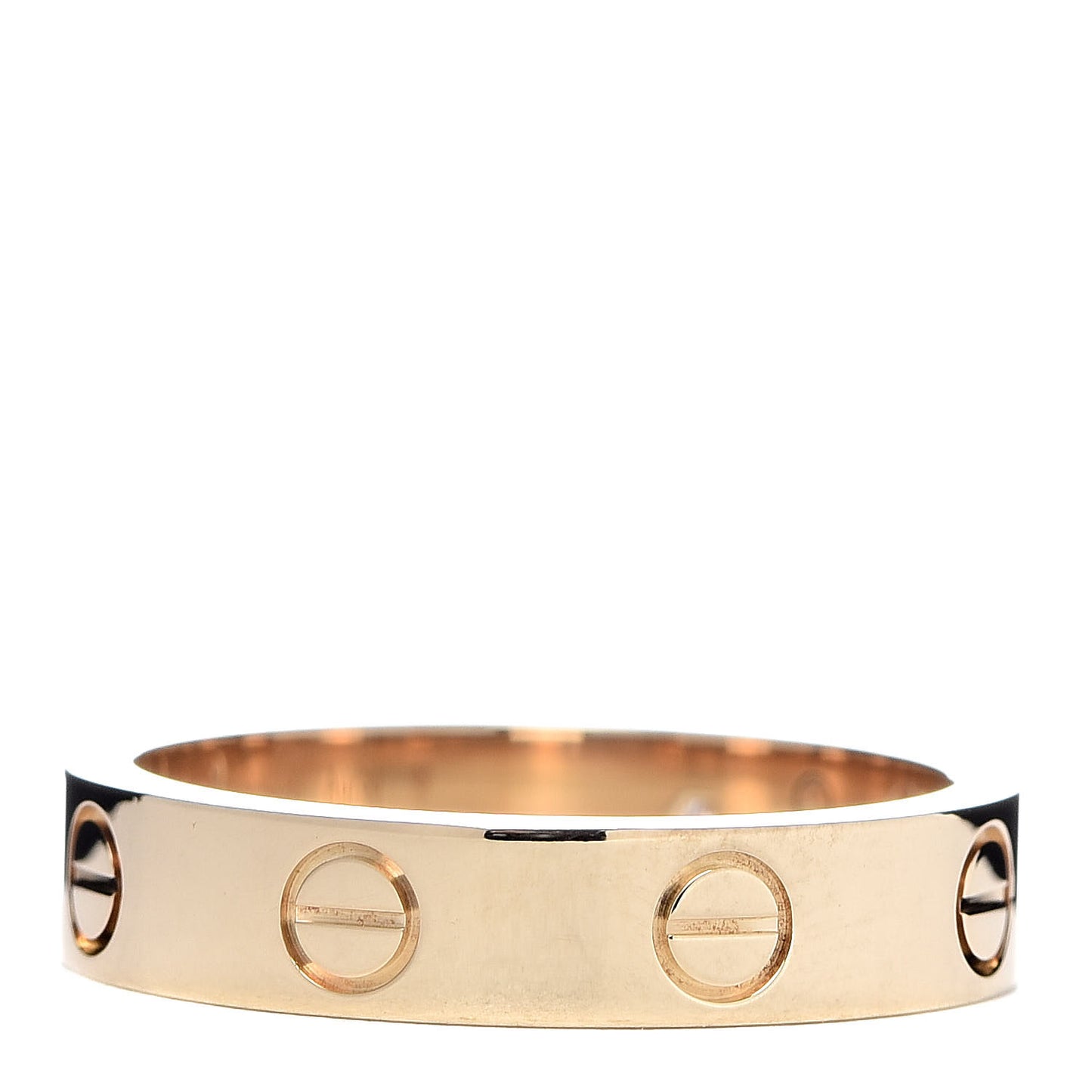 18K Yellow Gold Diamond 4mm LOVE Wedding Band Ring 50 5.5