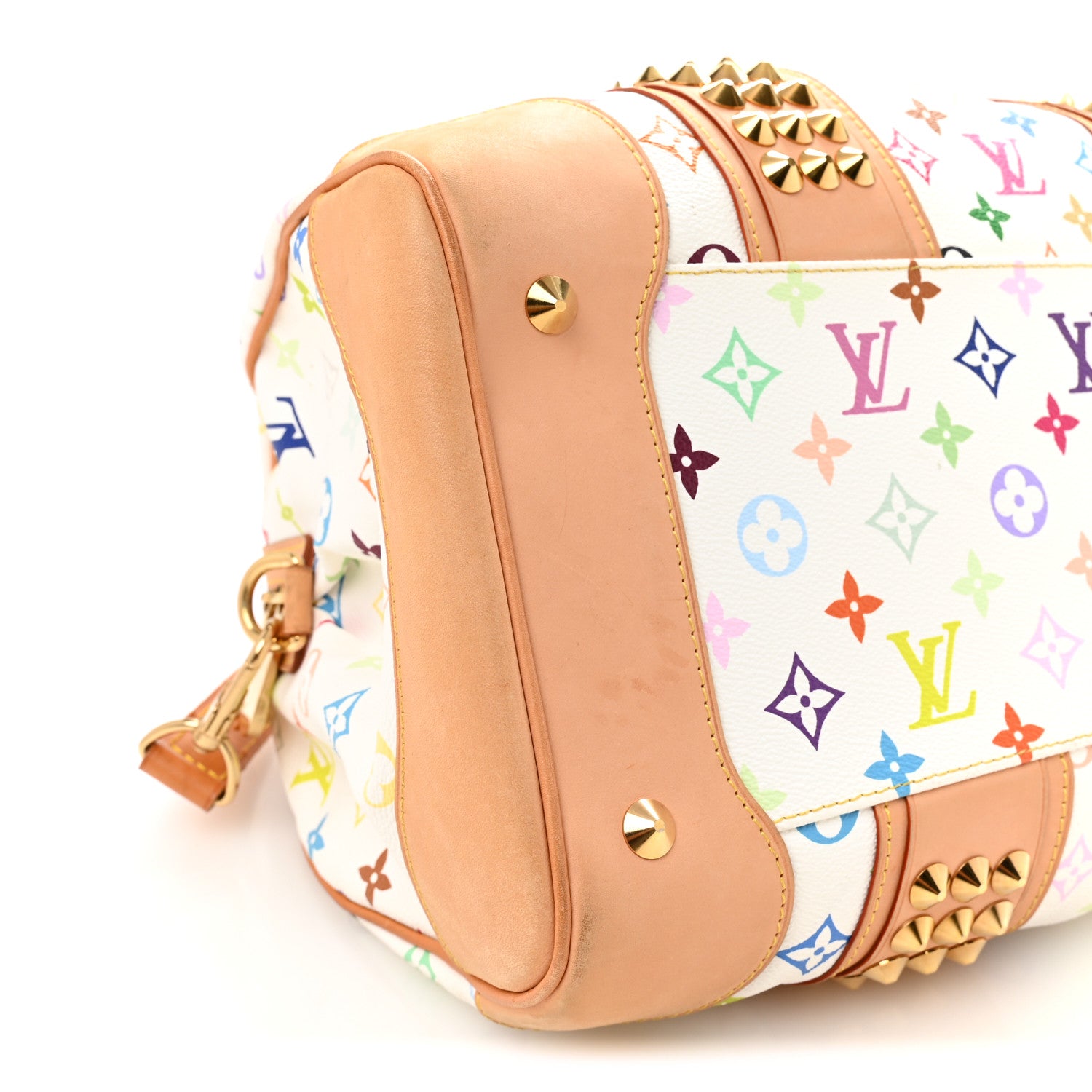 Louis Vuitton Monogram Multicolor Courtney GM White 8 of 9